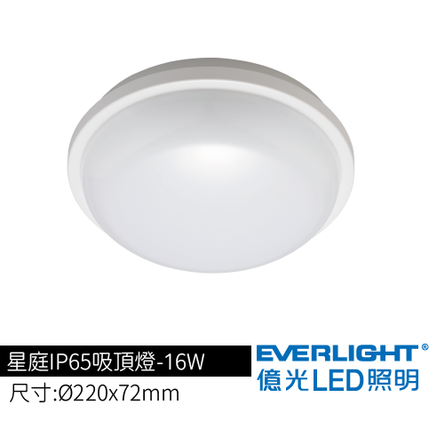 星庭IP65吸頂燈-16W